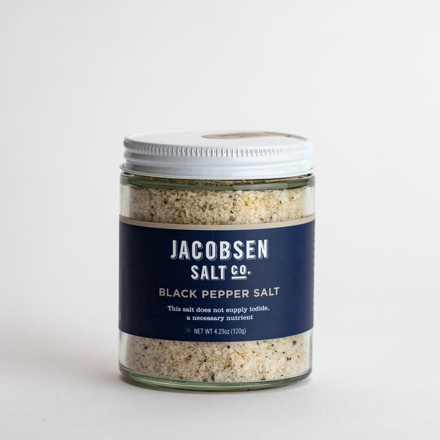Black Pepper Salt 4.23oz Jar
